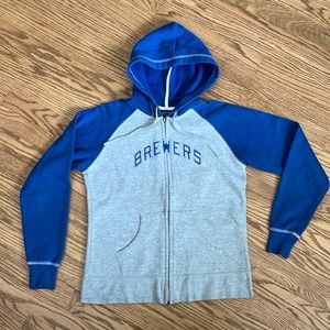 Milwaukee Brewers zip up hoodie